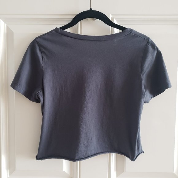 JOURNEY Crop Short Sleeves Raw Hem Graphic T Shirt - Picture 4 of 11